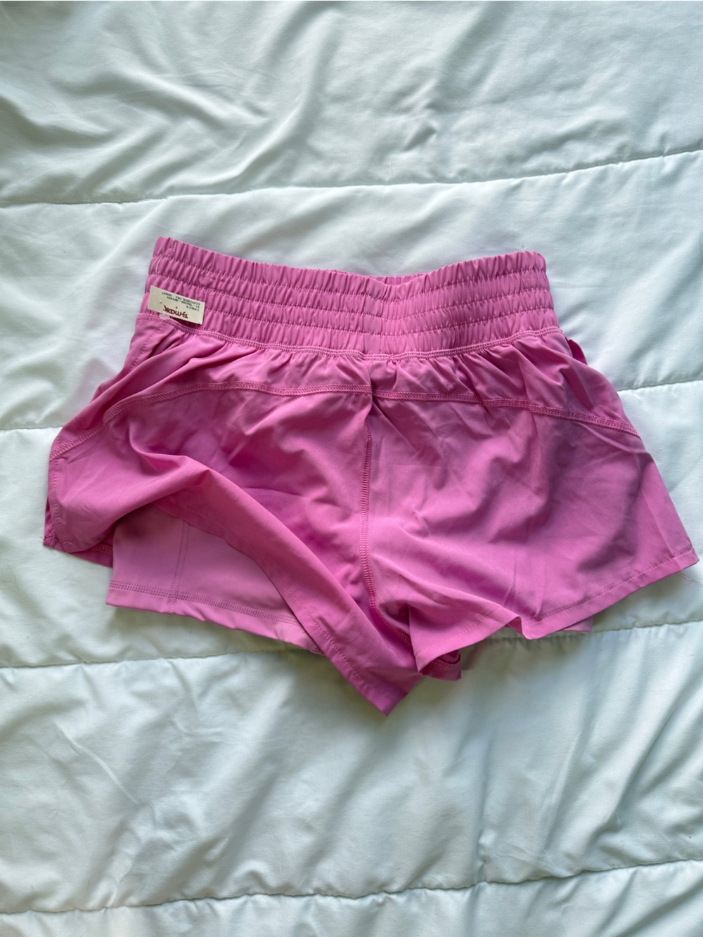 Women’s pink athletic shorts